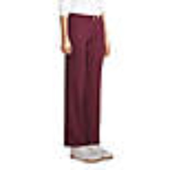 Lands' End Women's School Uniform Burgundy Sweatpants, NWT - Picture 4 of 5